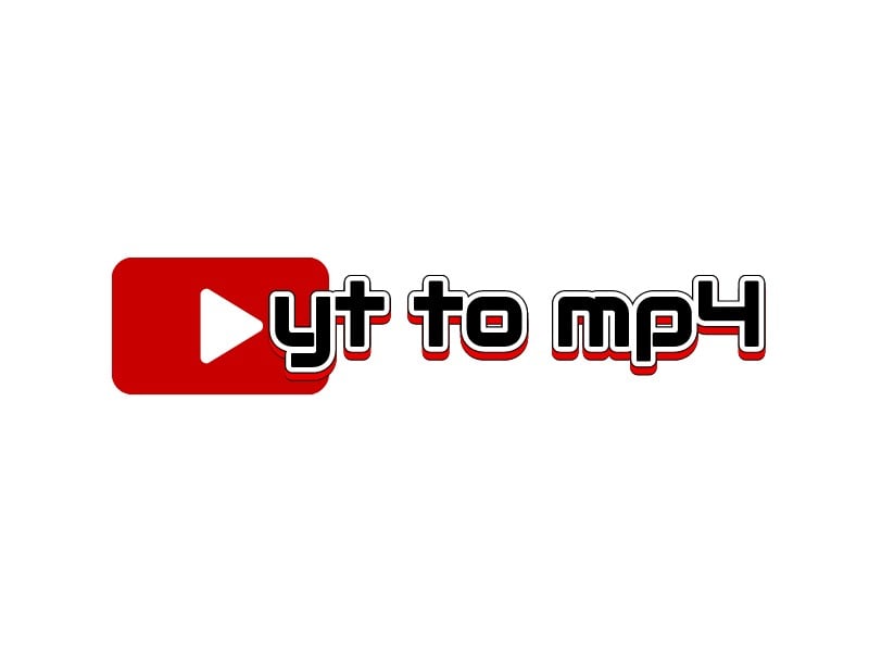 yt to mp4 logo design