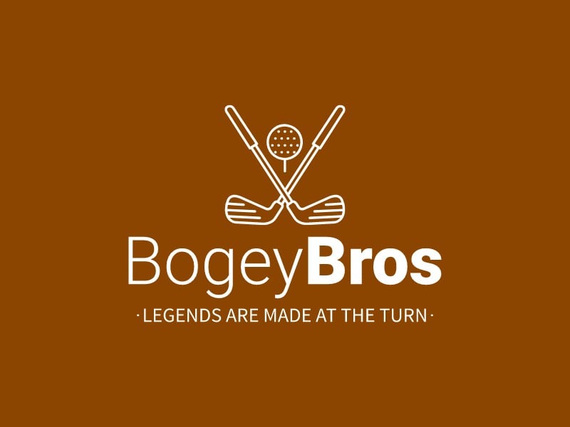 Bogey Bros logo design