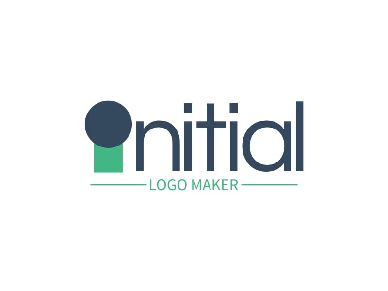 initial logo design