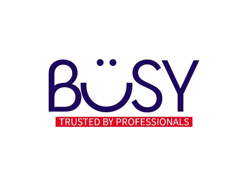 BUSY logo design