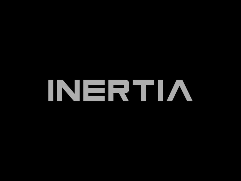 Inertia logo design