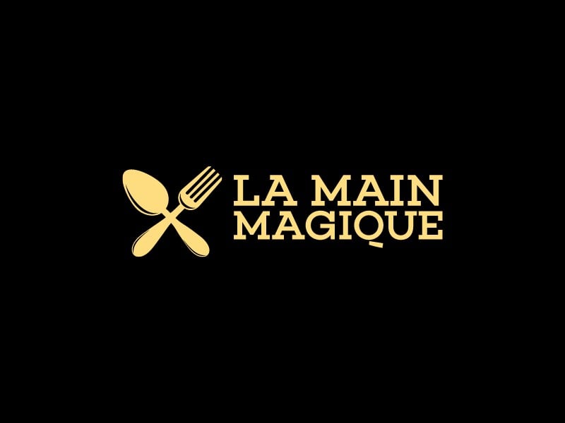 LA MAIN MAGIQUE logo design