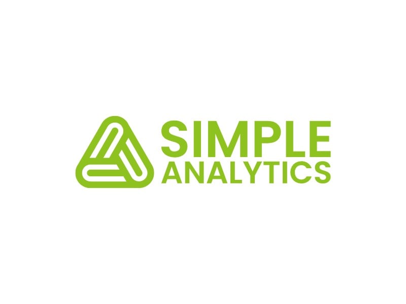 simple Analytics logo design