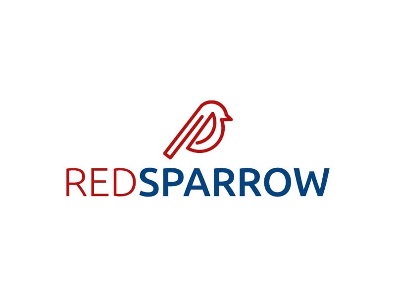 Red Sparrow logo design