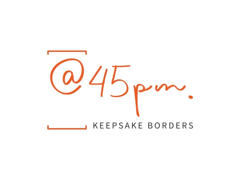 @45pm. logo design