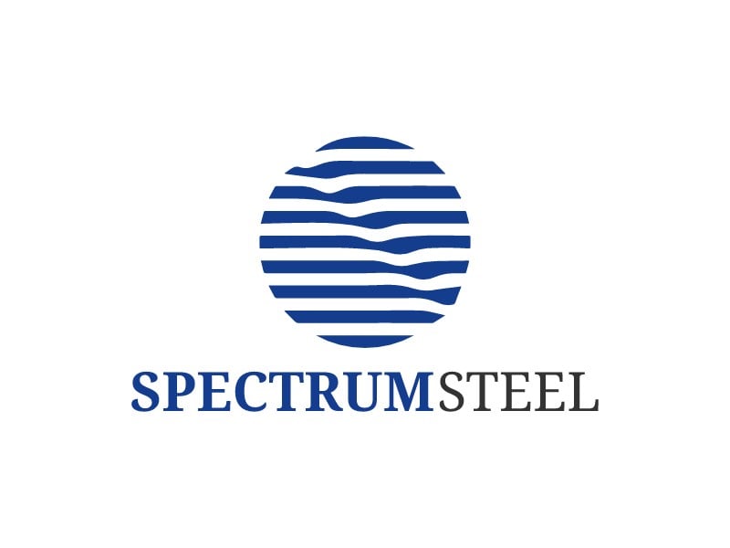 SPECTRUM STEEL logo design